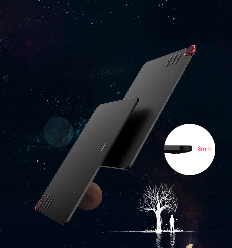 Ultra-thin and ergonomically designed XP-Pen Deco 03 Art drawing tablet