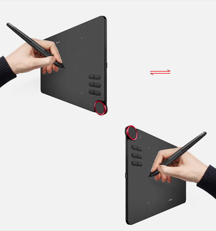 Deco 03 graphics pad Design for Both right and left hand use