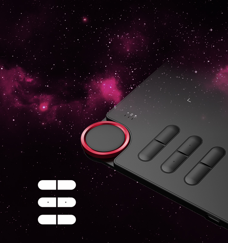 Deco 03 3d art tablet features six customizable express keys