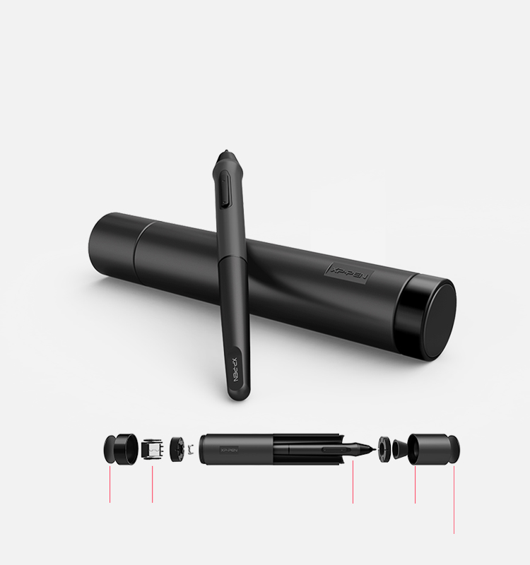 Deco 03 digital art pad comes with Multi-function Pen Holder