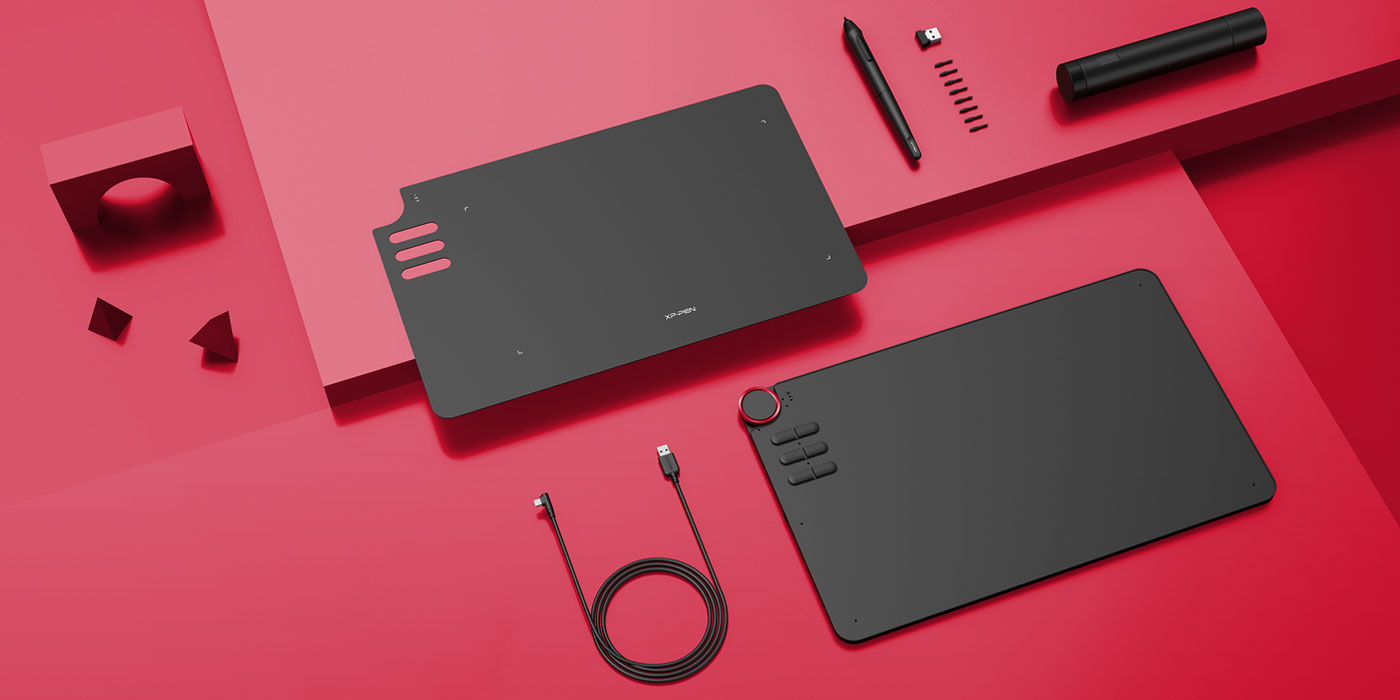 Expand your world by XP-Pen Deco 03 wireless digital art pad