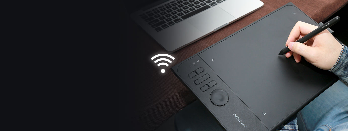 XP-Pen Star 06 drawing tablet Create wirelessly for laptop